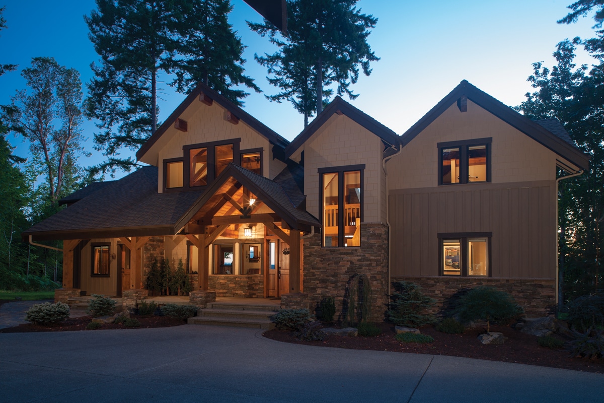 Beautiful Home Constructed with Milgard Aluminum Windows