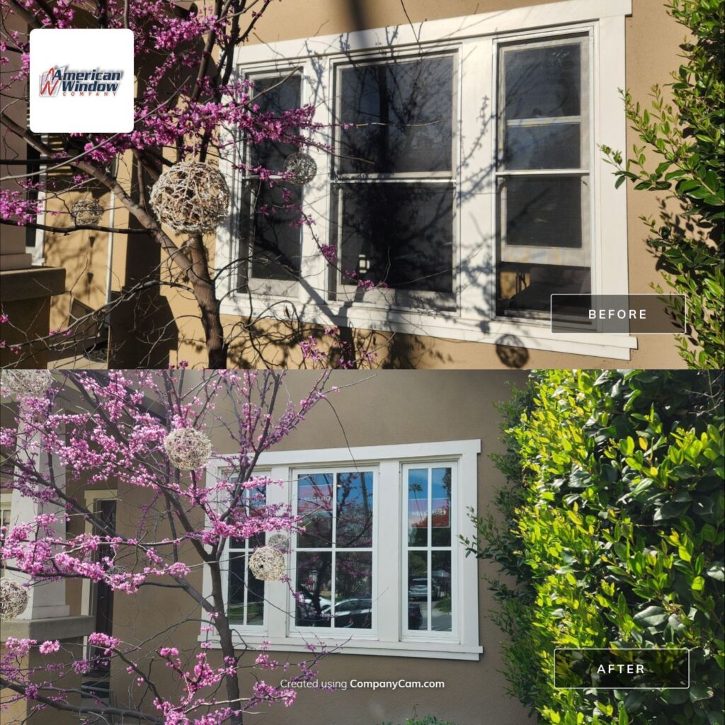 Before and After Window Installation