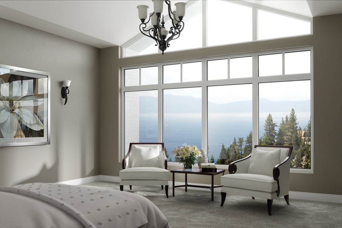 Milgard Ultra WC Windows in Beautiful Home with Sea View