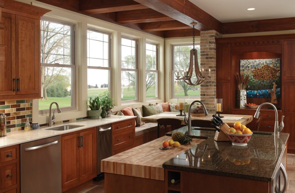 MIlgard Tuscany Windows in Kitchen