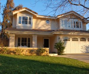 big house with garage