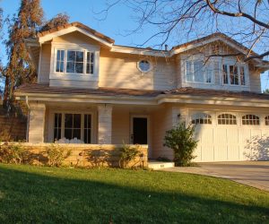 big house with garage