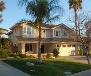 big house with garage